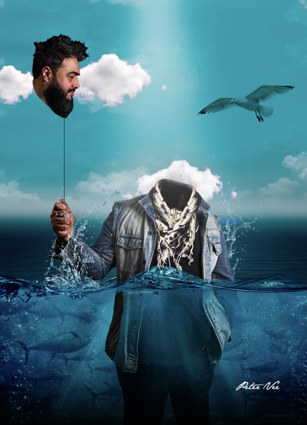 Surreal photo composite and retouch