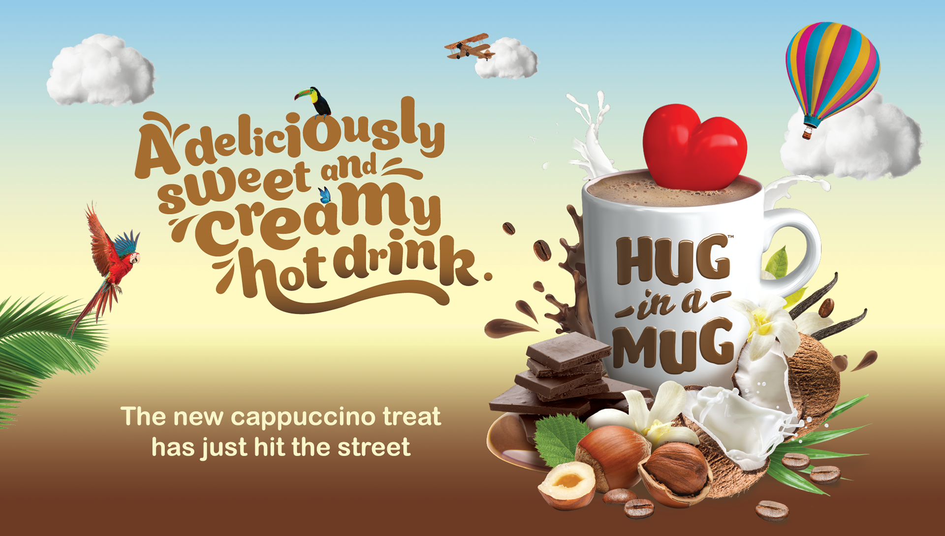 Hug in a Mug launch campaign