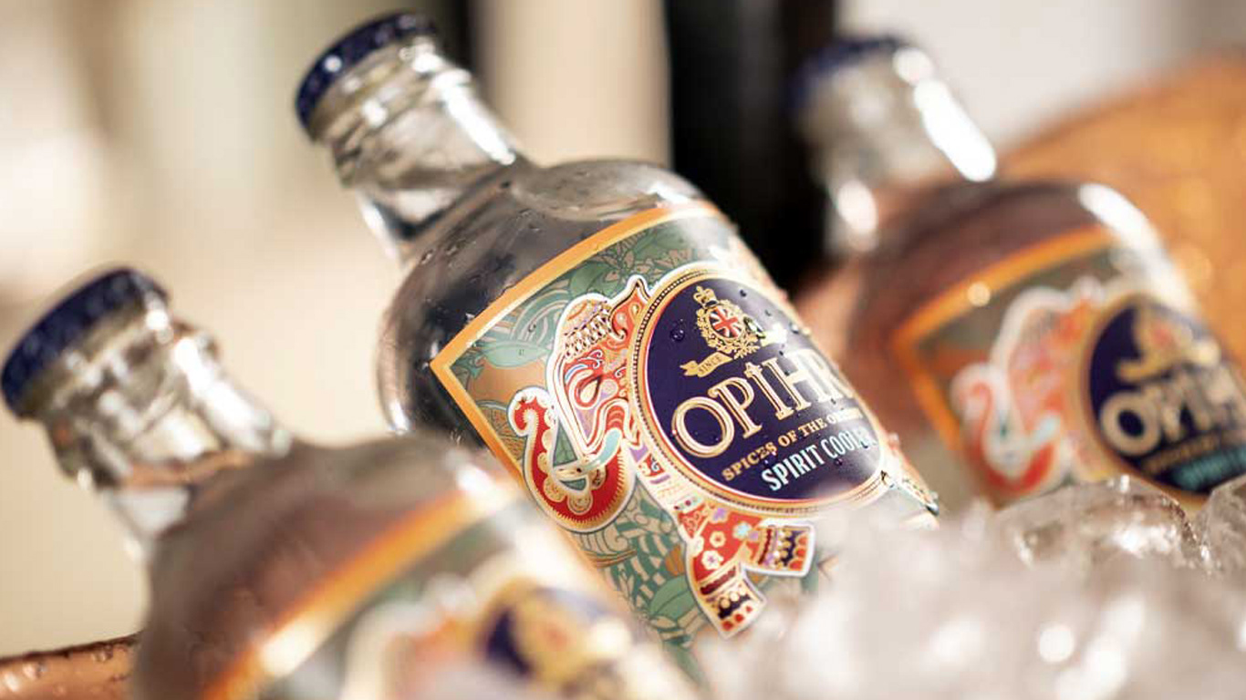 Opihr spirit cooler product art direction