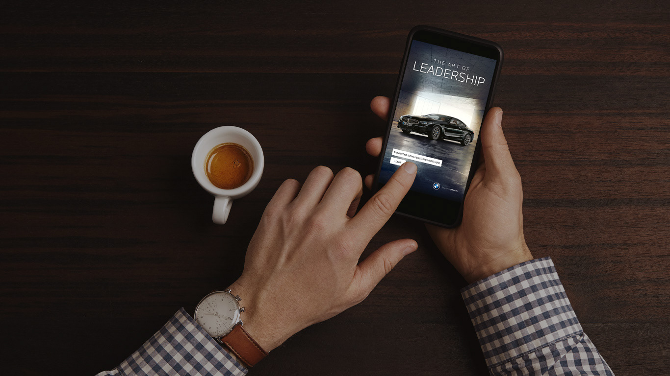 BMW Art of Leadership mobile experience